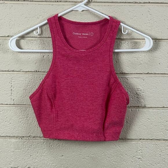 Outdoor Voices Athena Compression Crop Pink size S - Picture 4 of 8
